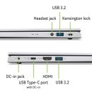 Acer Extensa 15 / EX215-34-39XB / i3-N305 / 15,6" / FHD / 16GB / 512GB SSD / UHD Xe / W11H / Silver / 2R NX.EHNEC.003
