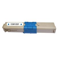 Kompatibilný toner pre OKI C301 / 321dn Cyan / 44973535 1500 strán