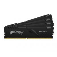 Kingston FURY Beast / DDR4 / 64GB / 3200MHz / CL16 / 4x16GB / Black KF432C16BB1K4 / 64