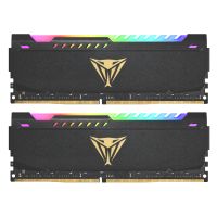 Patriot Viper Steel / DDR4 / 16GB / 3200MHz / CL16 / 2x8GB / RGB / Black PVSR416G320C6K