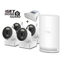 iGET HGNVK88004P + BATÉRIA ZADARMO - batériový bezdrôtový WiFi FullHD set, 8CH NVR + 4x FullHD kamera 75020565