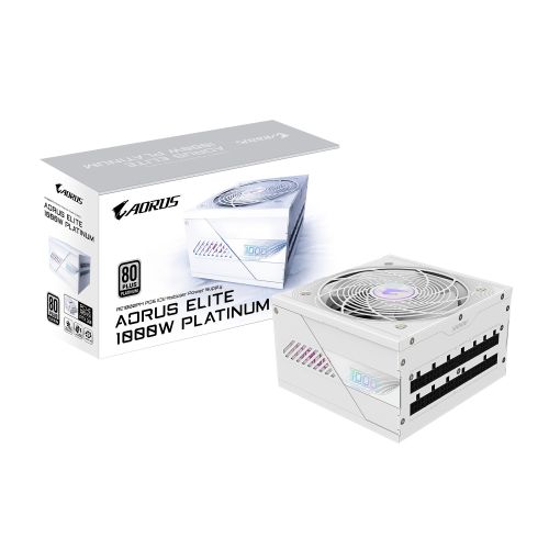 GIGABYTE AORUS ELITE P1000W ICE / 1000W / ATX 3.1 / 80PLUS Platinum / Modular / Retail GP-AE1000PM PG5 ICE