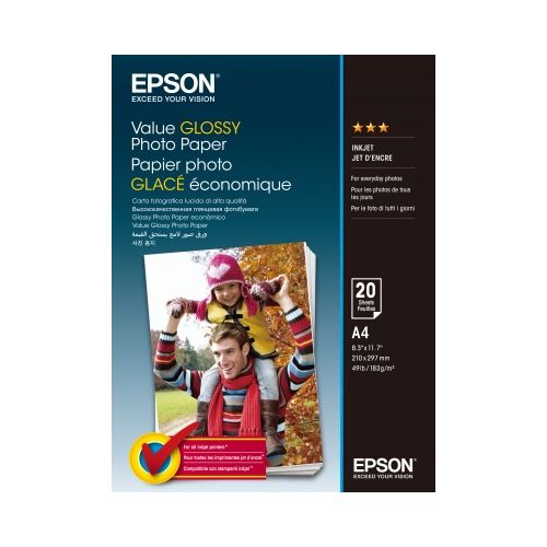 EPSON Value Glossy Photo Paper A4 20 listov C13S400035