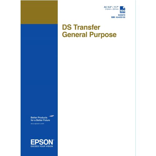 EPSON Viacúčelový transferový papier DS, listy A4 C13S400078