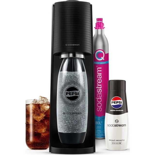 SodaStream TERRA Black Pepsi Zero Megapack