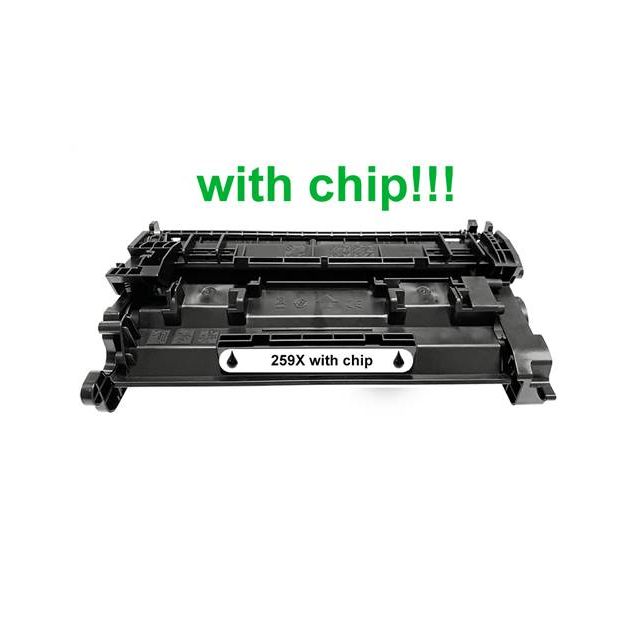 Kompatibilný toner pre HP 59X / CF259X-Plne funkčný čip! Black. POZOR LEN HP! 10000 strán