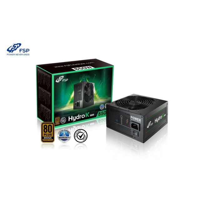 FSP Hydro K PRO / 850W / ATX 3.0 / 80PLUS Bronzia 230V / Retail PPA8503201