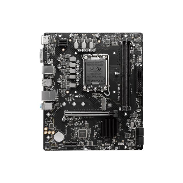 MSI PRO H610M-E / LGA 1700 / mATX PRO H610M-E